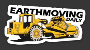 5 Pack Earthmoving Daily Scraper Hard Hat Sticker