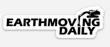 Load image into Gallery viewer, Earthmoving Daily Hard Hat Sticker