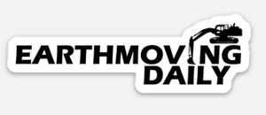 Earthmoving Daily Hard Hat Sticker