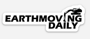 5 Pack Earthmoving Daily Hard Hat Sticker