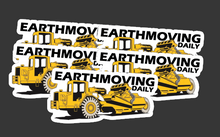 Load image into Gallery viewer, 5 Pack Earthmoving Daily Scraper Hard Hat Sticker